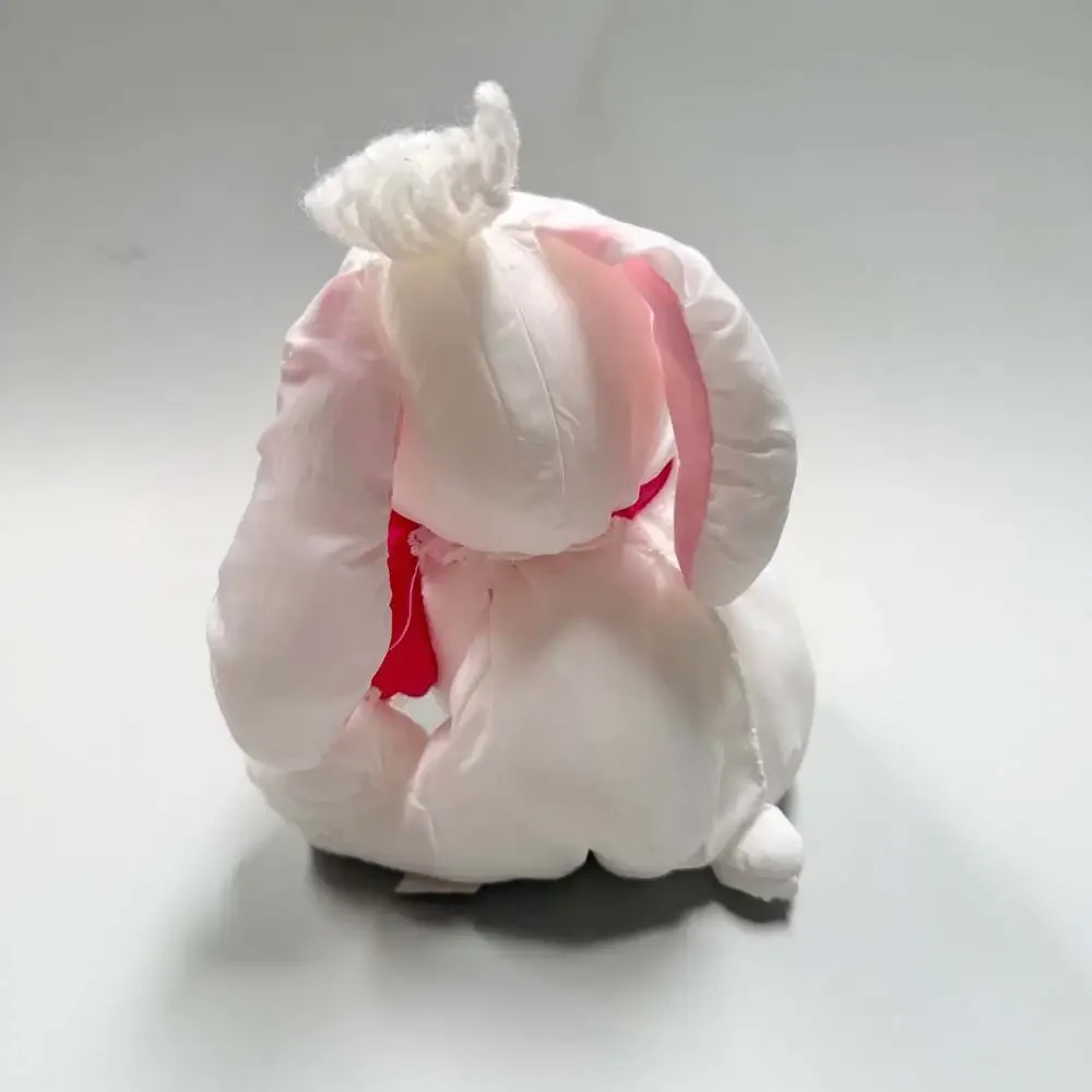Vintage 1988 Fisher Price Puffalump White Bunny Rabbit Valentines Heart 80s 8024